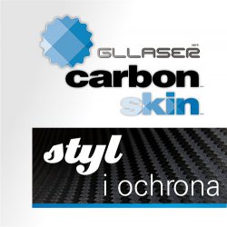 Folia Ochronna Gllaser CARBON Skin do Samsung GT i5800 Galaxy 3