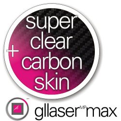 Folia Ochronna Gllaser MAX SuperClear + Gllaser CARBON Skin do Apple iPhone 5S
