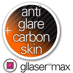 Folia Ochronna Gllaser MAX Anti-Glare + Gllaser CARBON Skin do Prestigio MultiPhone 4500 DUO